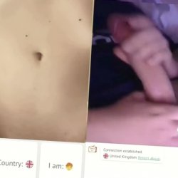 18🔞UK babe flashes perky tits on Omegle❤️‍🔥🥥