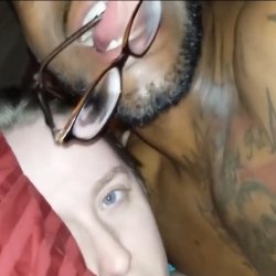 Her first bbc was a secret but got leaked