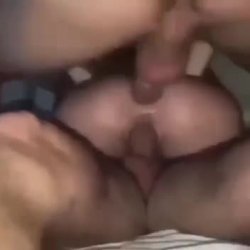 putas garchando con 2 pijas a la vez