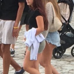 Candid feet tourists