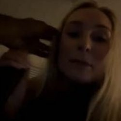 blonde college slut sucks bbc