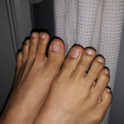 Friends wives candid feet selection