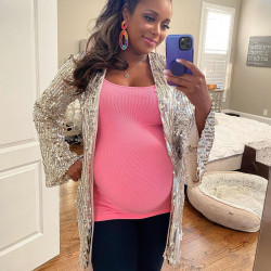 Brandi Rhodes AEW All Elite Wrestling Babe Fit Muscular Ebony Black Pregnant MILF