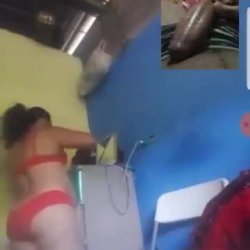 Suegra infiel videollamada