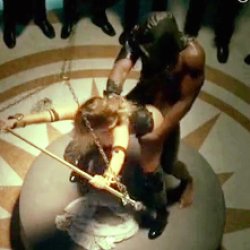 Erotic BDSM anal scene from Spanish TV Show