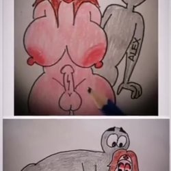 Cartoon sexy doll