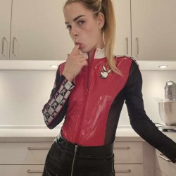 My sexy GF in PVC