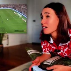 Playing Fifa While Getting Pounded By Fuck Machine