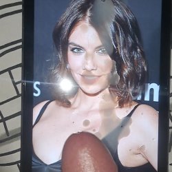 lauren cohan cum tribute