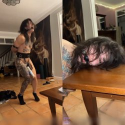 Bound And Made To Cum On Vibrator | amateur masturbating bdsm gag orgasm tattoo