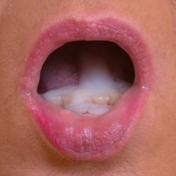 cum in mouth...