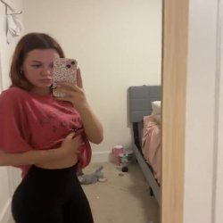 Redhead teen with a fat ass