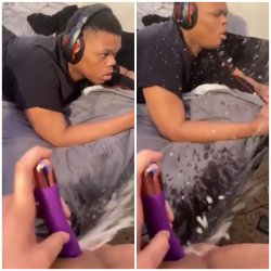 SMH, She Squirts on Him While He's Playing Fortnite 🎮