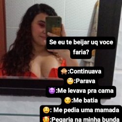 EAI OQUE VOCES FARIAM? COMENTEM AI. CURTEM E COMENTEM