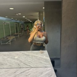I basically just go to gym to be a huge slut