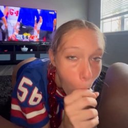 she loves being recorded while she sucks a bbc