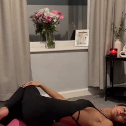 Watching me stretch is the best part of your day