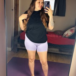 In these shorts, my camel toe looks sexy