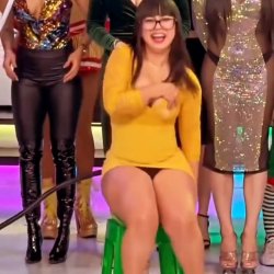 MyType GameShow Thick Curvy n Tight Dress w/ Glasses