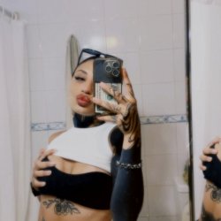 Are you feeling a little blue today.  You can suck on my tits
