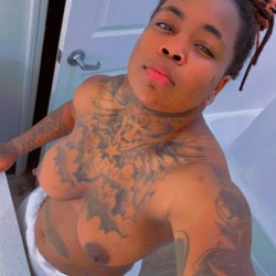 Yungbull Ebony/Black Dyke/stud/tomboy/lesbian/butch