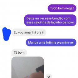 Conversas com minha morena puta, que rabo gg gostoso 😋 🤤