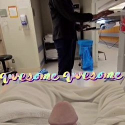 Skinny nurse DickFlash