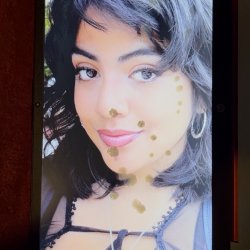 Pretty face Latina cock and cum tribute # 11 (Birthday Edition) pretty little baby’s 26th bday