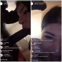 Legendary Toxic Toronto Thot Sucking BBC on IG Live