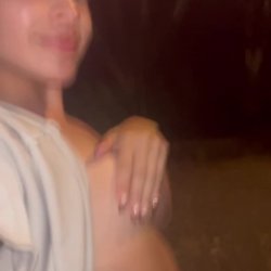 Gf lost bet gets caught flashing