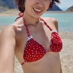 Don’t let the cute swimsuit fool you. I’m not here to behave