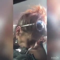 WHITE BALTIMORE STREETWALKING BITCH SUCKING ON SOME LONG BLACK DICK