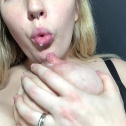 Jessica Jane, Self Sucking Lactating Big Tits.