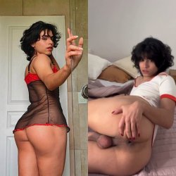 Freaky Femboy Adrielito00 Fingering Her Big Ass- Trans , Trap, Tgirl, Ts, Shemale Femboy, Sissy