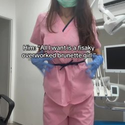 Your overworked brunette gril