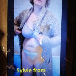 Cum Tribute for Sylvia from Rijmenam