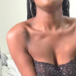 🔞 Sheer lace hugs my perky tits & thick ass 🍑💋 Full vid on OF!