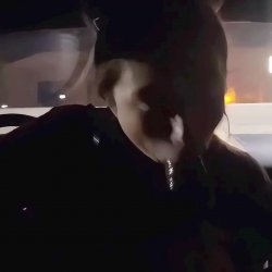 cheating white gf slipped outside to suck my dick while her boyfriend inside