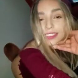 Loving young couple of Gloryhole fans in a cuckold action