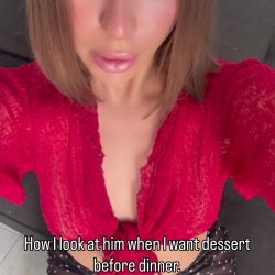 How I look at him when I want dessert before dinner