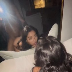 cheating on her boyfriend by making him believe she is going to a friend's house