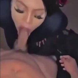 Freak bitch got a mf throat