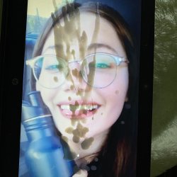Cum tribute to my teen slut