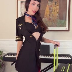 My uniform isn’t the only thing getting unbuttoned after landing