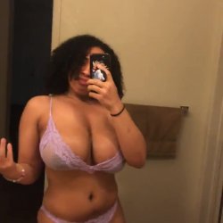 See thru bra baddie