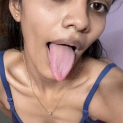 255 - Sexy Slim Indian girl apologising to bf