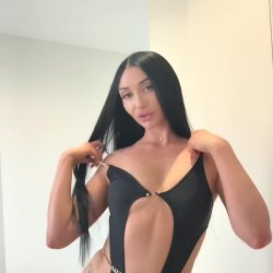 🔞Teasing my perky tits & juicy ass in black cut-out🍑💋 OF exclusive!