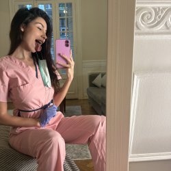 Love feeling cum hit my tongue after work