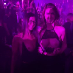 Two hotties clubbing in Las Vegas