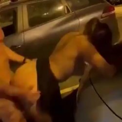 slut french lost a bet now she has to fuck stranger in public